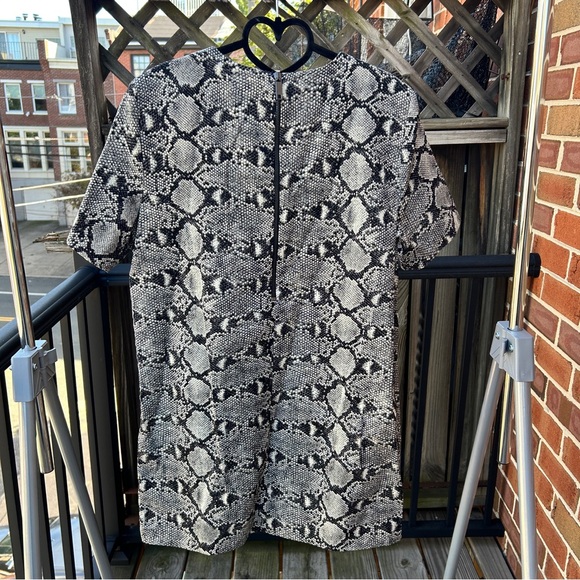 Zara Snake Sheath Dress L - Picture 3 of 5